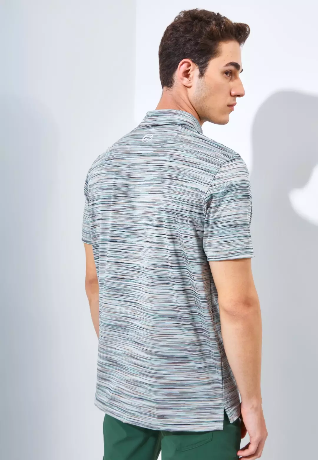 Jack Nicklaus Caesars Premium Space Dye Polo Green Shore