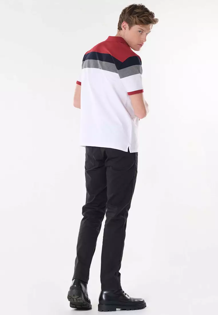 Texas Straight Colored Pants for Men in Black Color