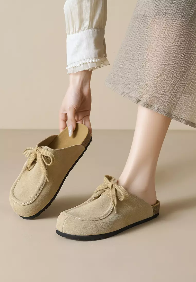 繫帶絨面勃肯鞋 WW959-23