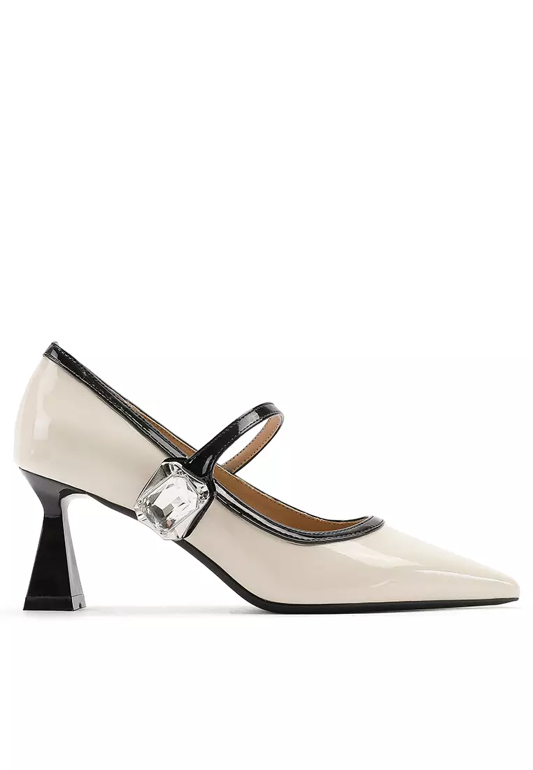 Discount on Twenty Eight Shoes  shoes - SKU: 7CM ‌Rhinestone Strap Mary Jane Shoes IF75336
