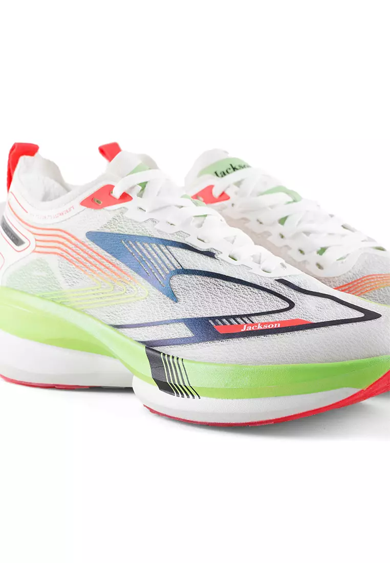 Jackson Active Phantom 1 White Green - Sepatu Sporty