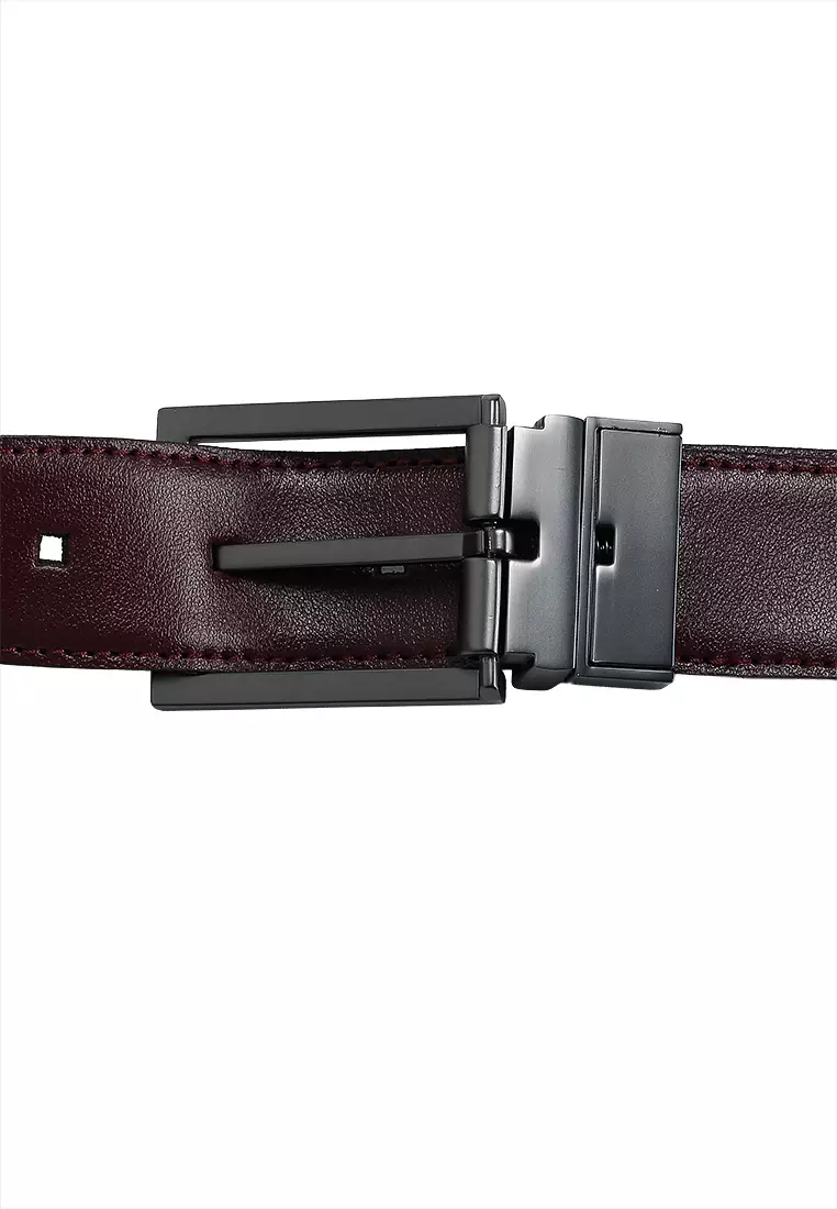 Square Buckle 32mm Reversible Belt