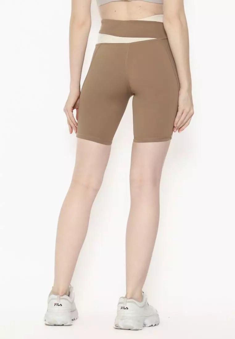Fitwear - Celana / Legging Pendek Olahraga Wanita WINTER SEAMLESS SHORT - CARAMEL