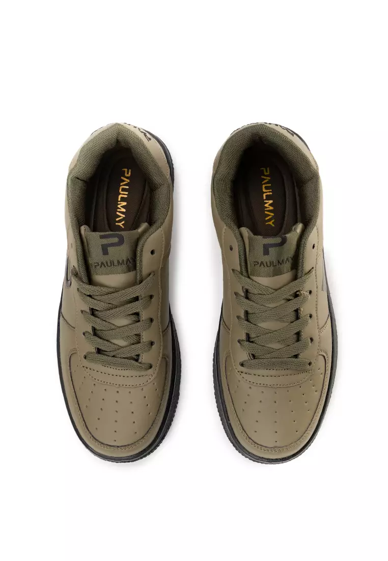 PAULMAY - Sepatu Sneakers Pria Denver - Army Black