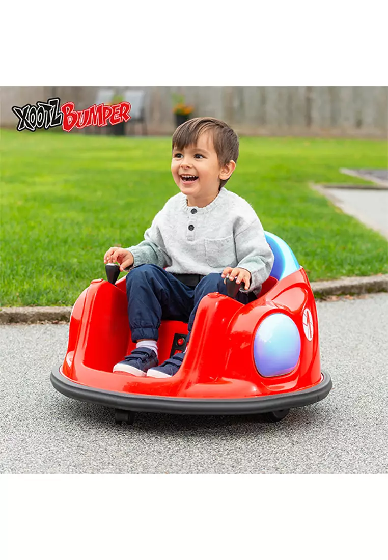 Xootz New Bumper Car With Remote Control Red - Mobil Bombomcar Anak