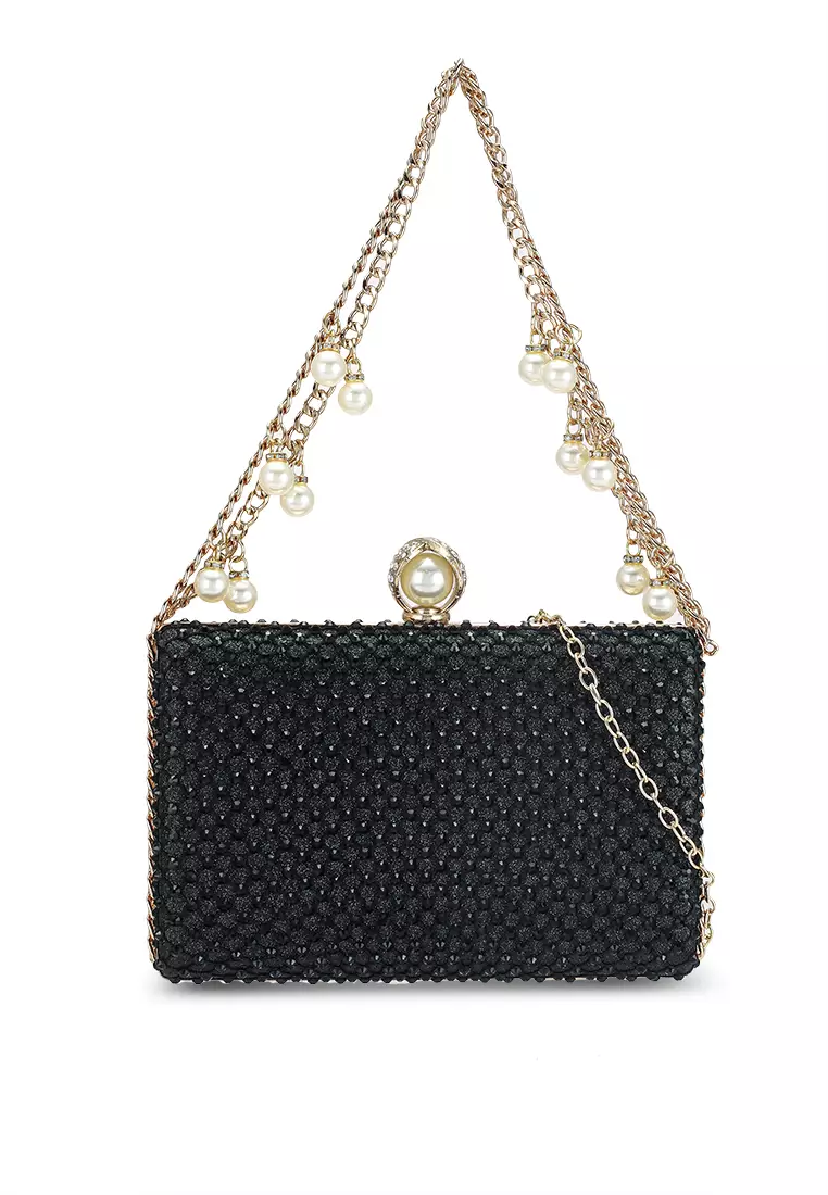 Pearl evening clutch on sale bags