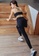 YG Fitness black (2PCS) Quick-Drying Running Fitness Yoga Dance Suit (Bra+Bottoms) F8664USD3F8E66GS_5