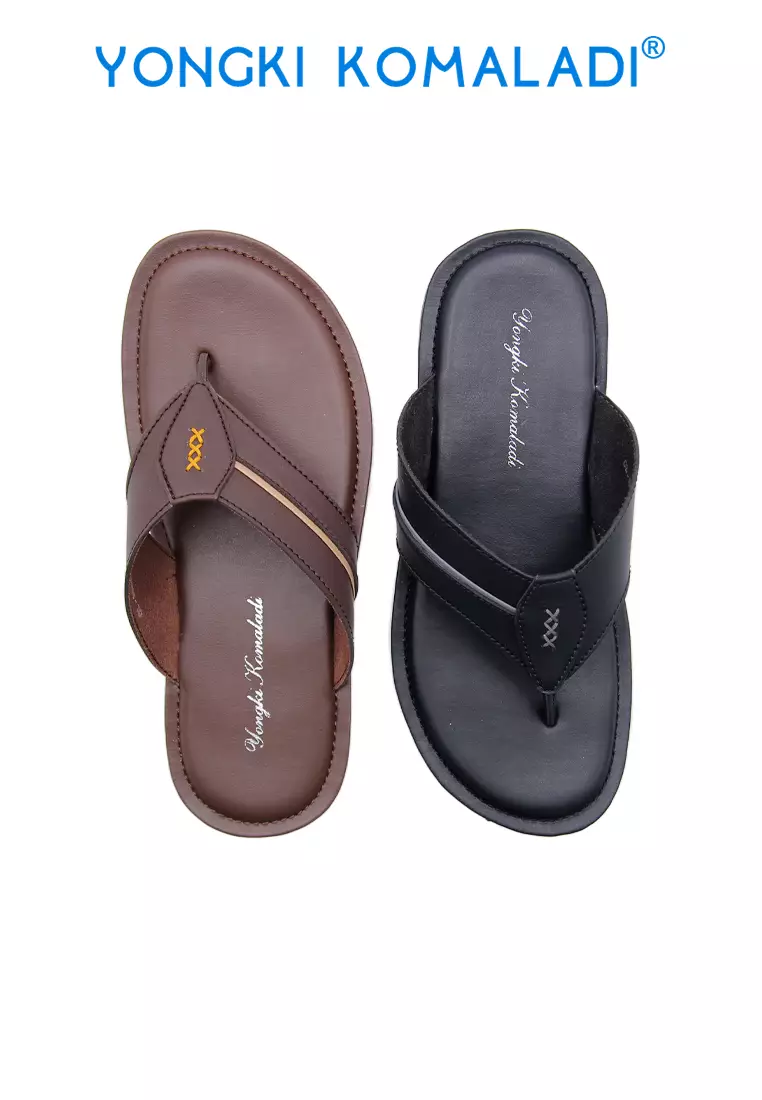 YONGKI KOMALADI LEON SANDAL OL-ESRF485-25 HITAM