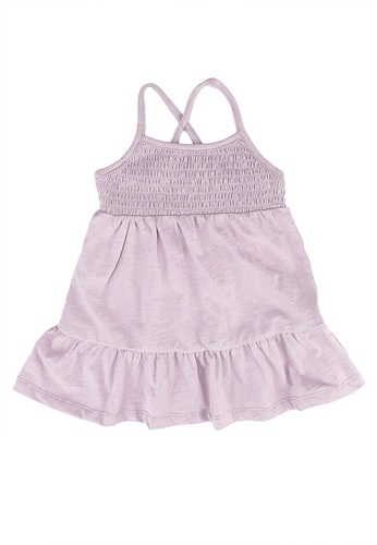 GAP purple Toddler Smocked Tiered Dress 9D723KA40A680FGS_1