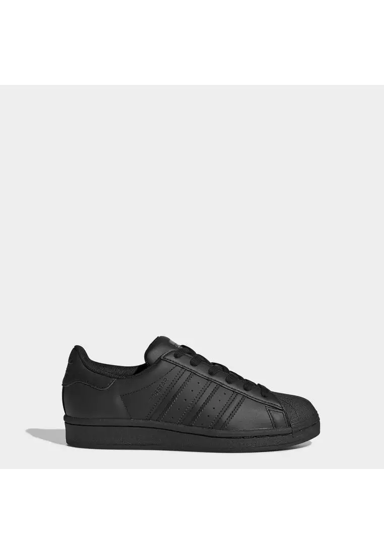 All black clearance leather adidas