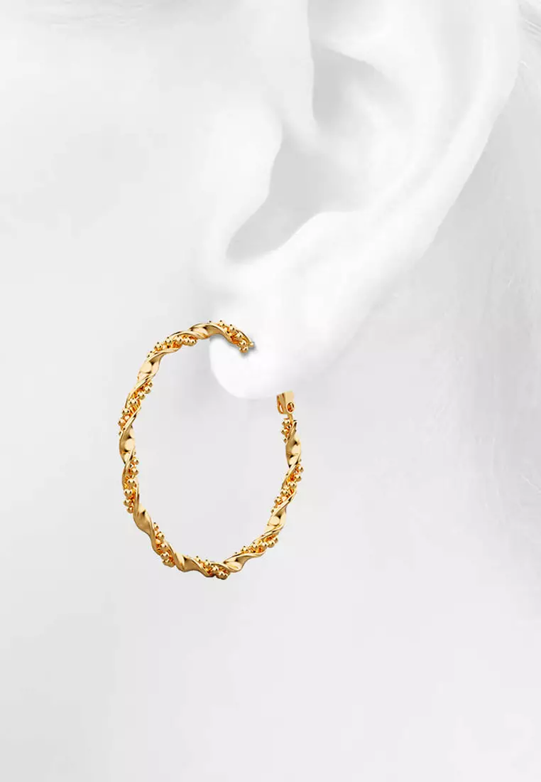 Obsession OBSESSION Twisted Garland Earrings In Gold 2024 Buy