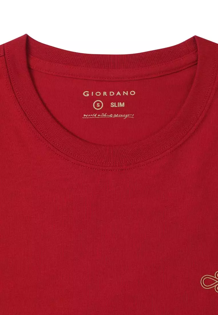 Men's Slim Fit CNY Printed Tee