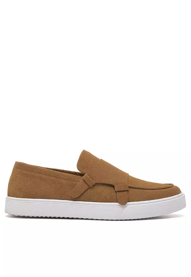 Discount on Twenty Eight Shoes  shoes - SKU: Cow Suede Monk Strap Loafers MK9225-5