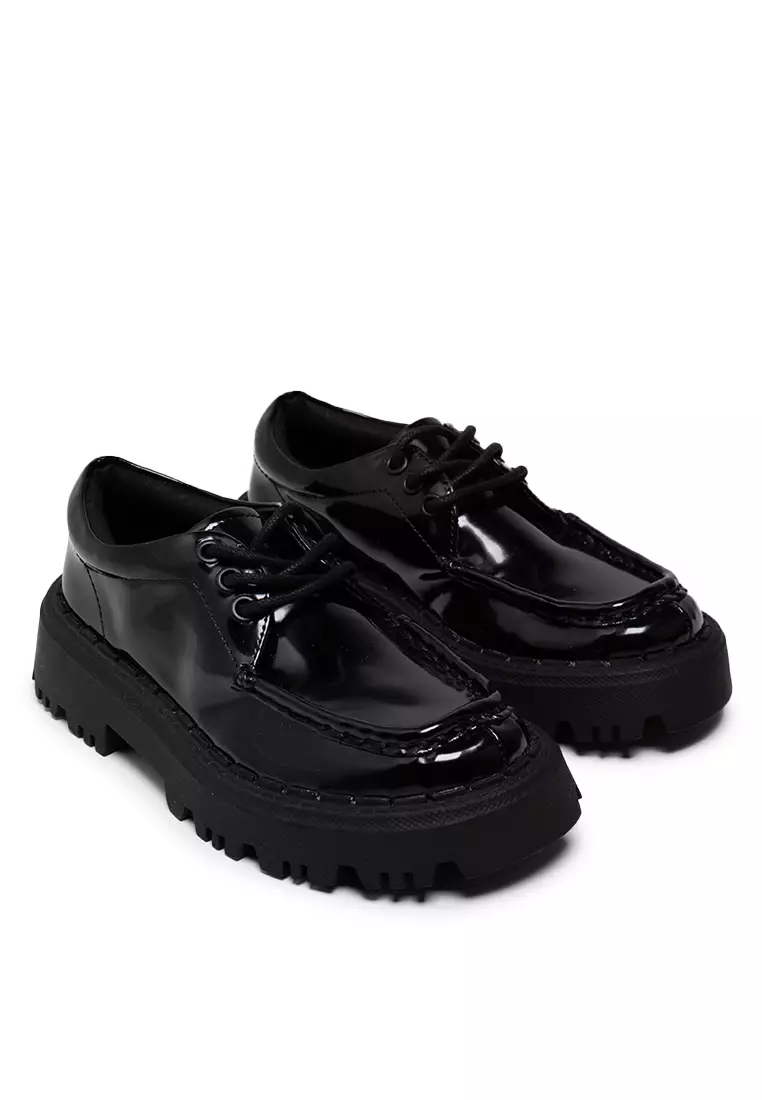 ZARA Chunky Lace-up Shoes 2025 | Buy ZARA Online | ZALORA