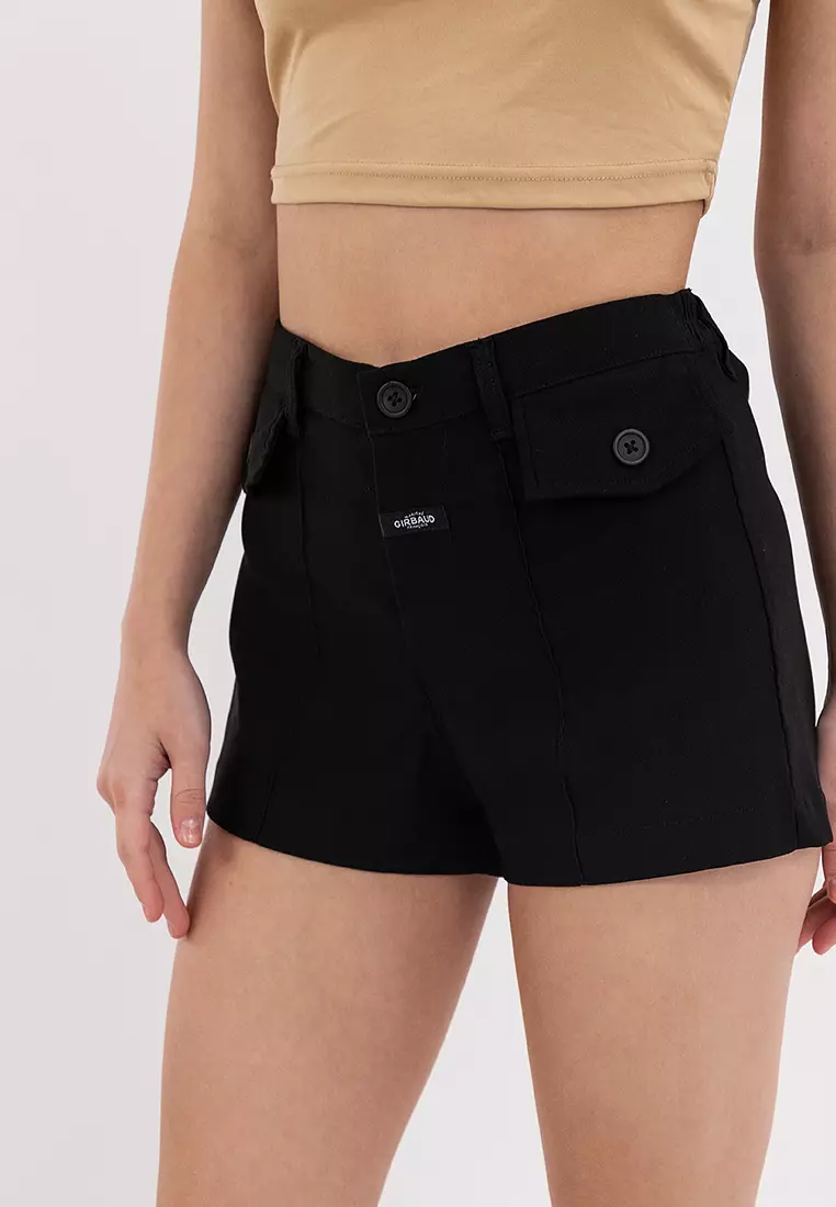 Ladies Girbaud Black Twill Short