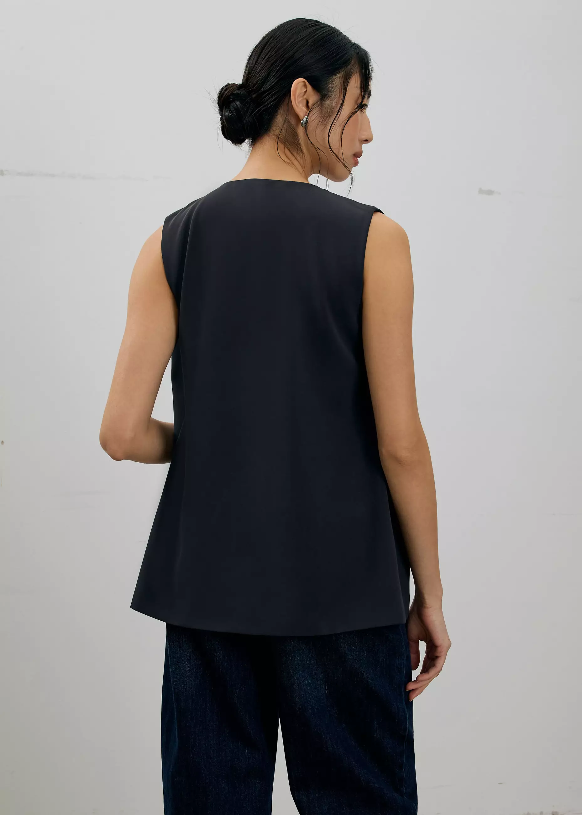 Atasan Wanita - Moira Detachable Tailored Vest Top