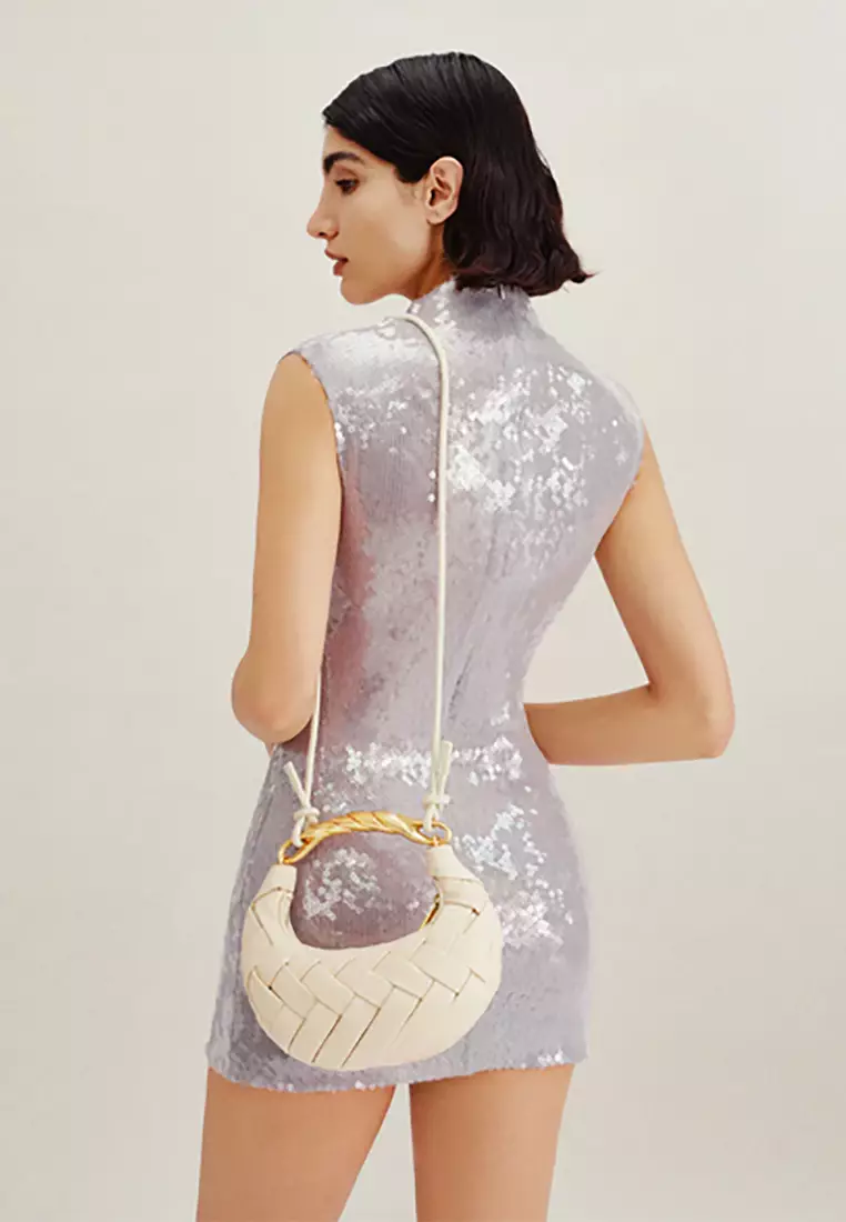 Orla Weave Handbag - White