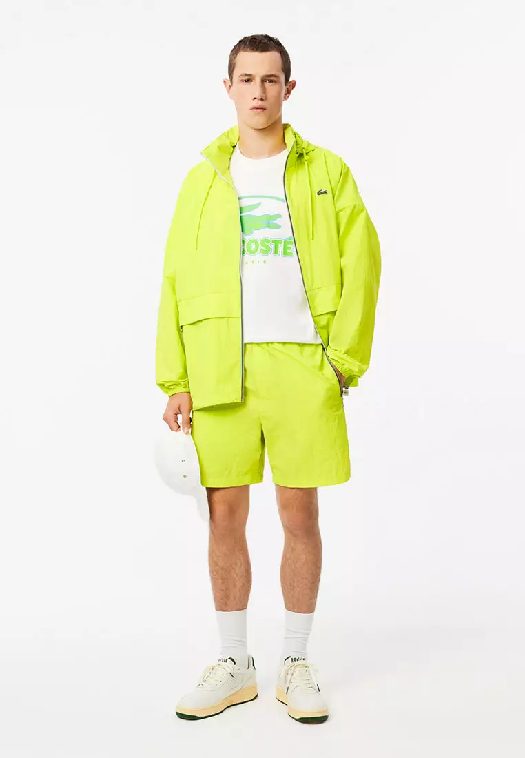 Loose Cut Zipped Pocket Shorts