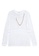 DRUM white Chain Details Knitwear  - White 5D372AA6F2E79AGS_1