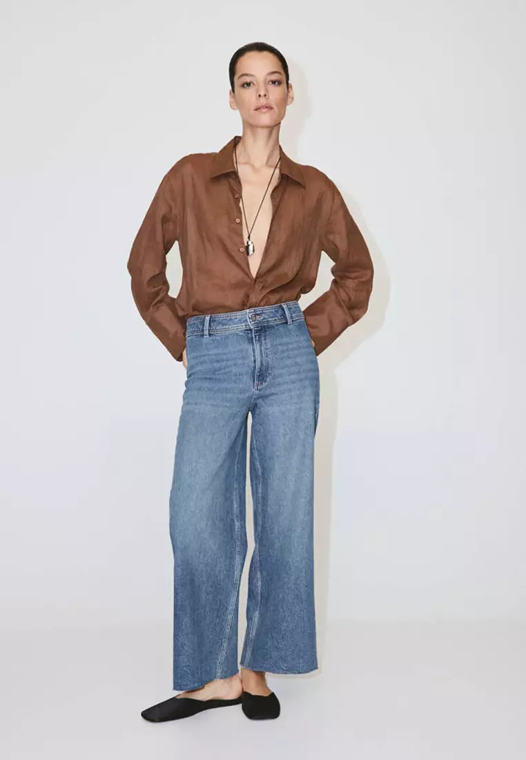 Catherin Culotte High-Rise Jeans