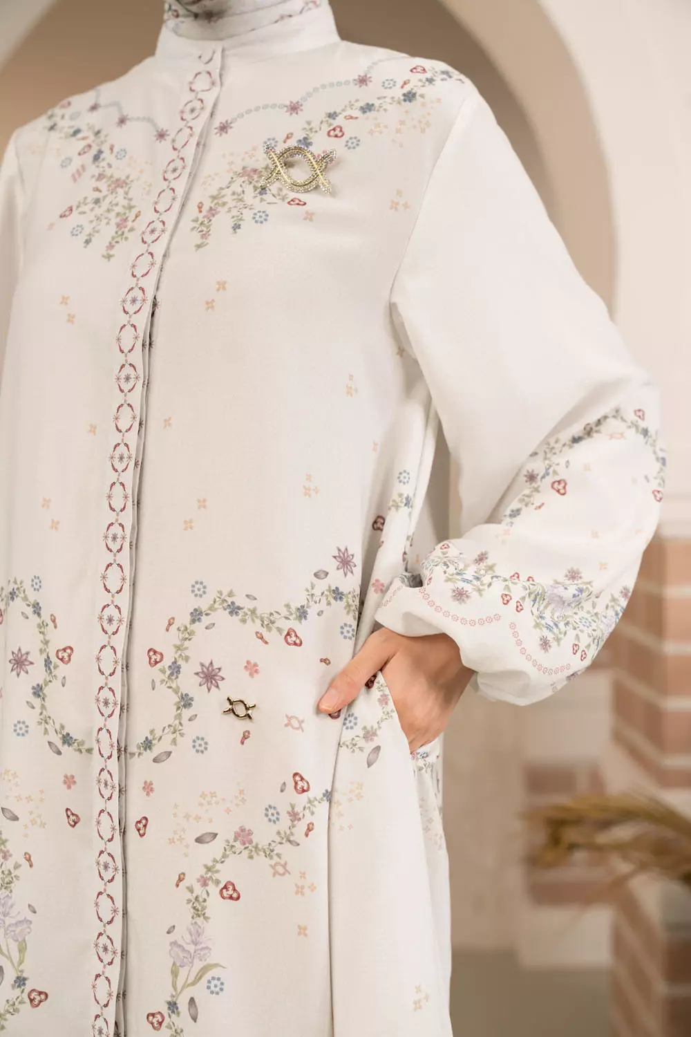 Klamby - Ranum Dress Cloud Dancer