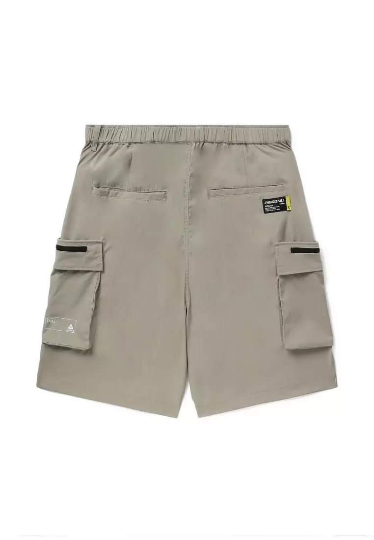 Men's belted cargo discount shorts