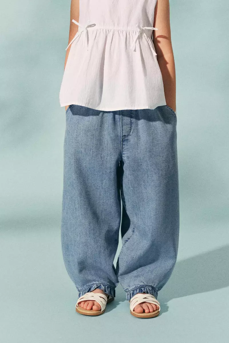 Frill-trimmed joggers