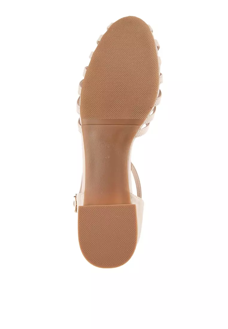GLORIA J2534-3 SLINGBACK SHOES CREAM