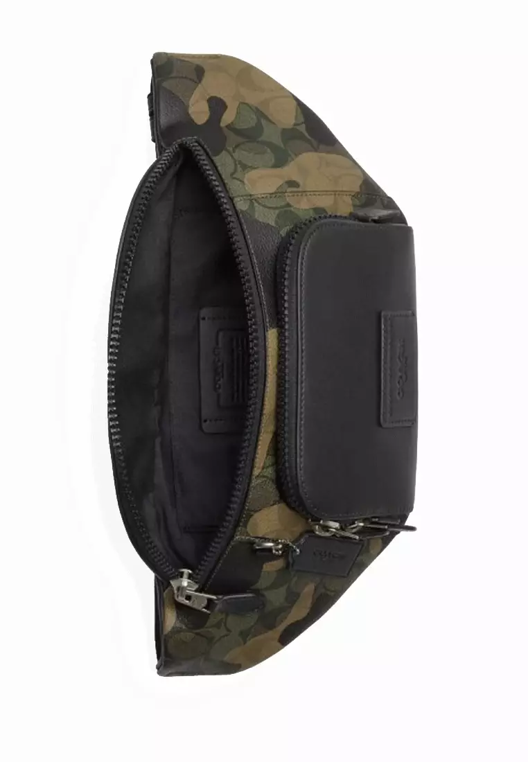 Coach camo sale pouch
