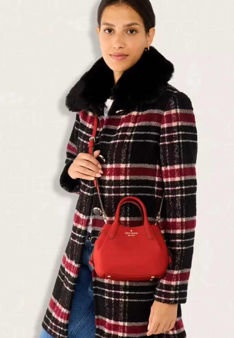 Kate Spade Dumpling Mini Satchel Perfect Cherry