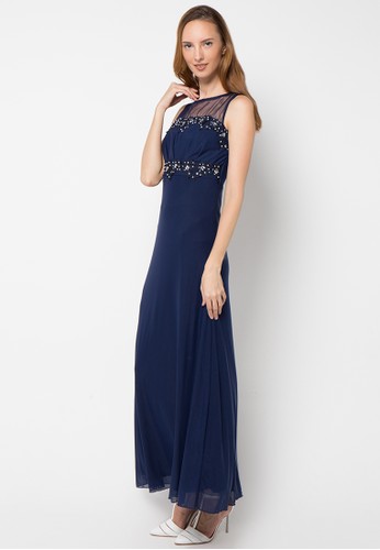 Embelished Long Gown