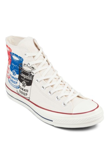 Chuck Taylor All Star Andy Warhol 70'esprit 台中; 罐頭高筒帆布鞋, 鞋, 休閒鞋