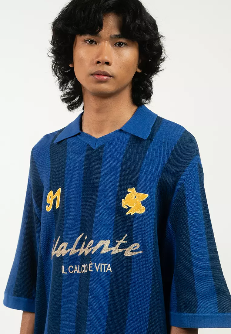 Knitted Sports Polo Shirt