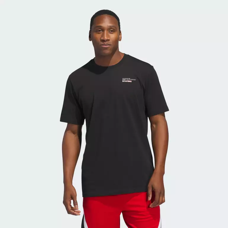 Basketball Mind Trips Graphic Tee Men Black JI7121