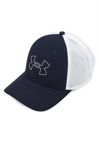 Under Armour navy Iso-Chill Driver Mesh Adjustable Cap 85C56ACE20CBCAGS_1