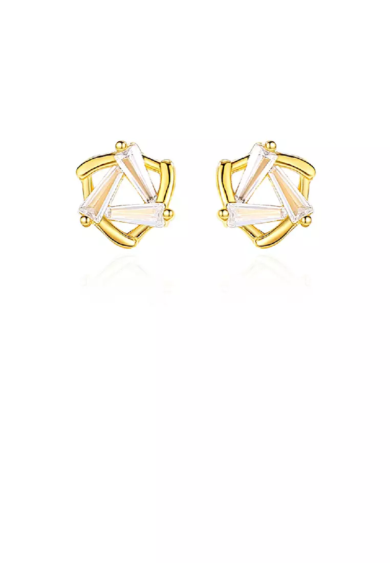 Gold simple clearance earrings images