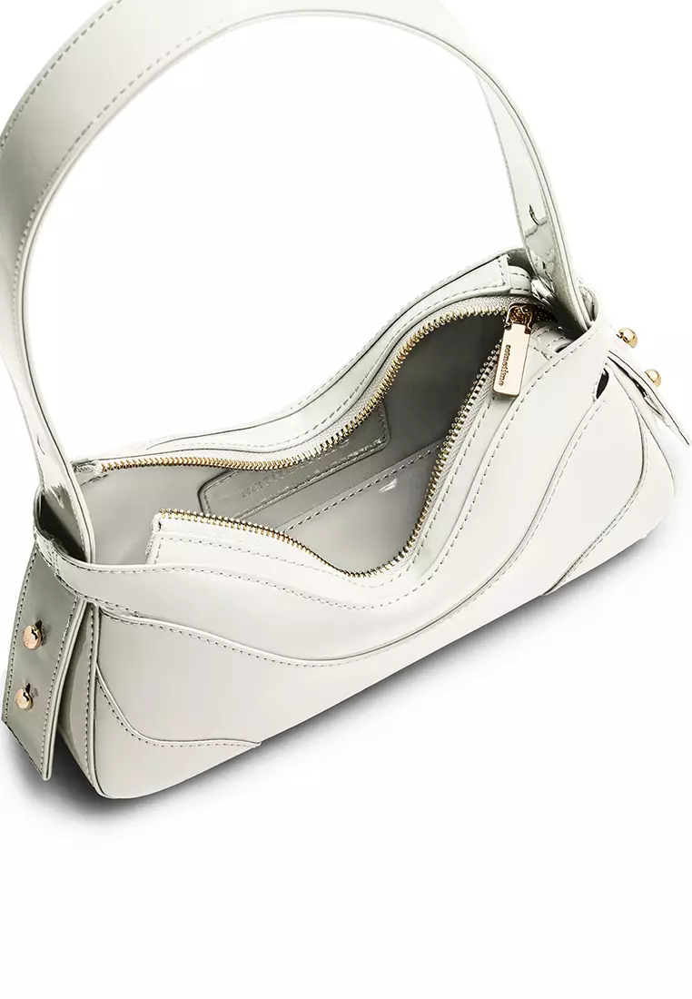 Tanga Bag Patent - Pearl White