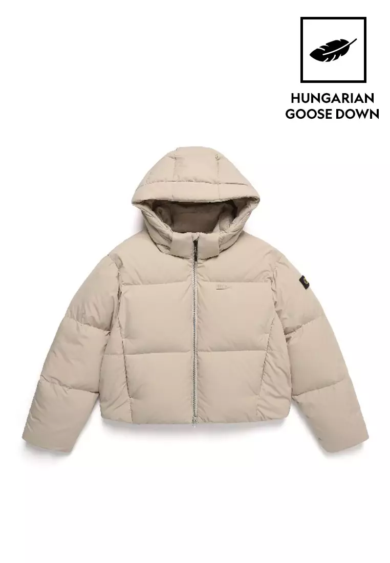 Women’s CAYMAN Detachable Hood Cropped Down Jacket