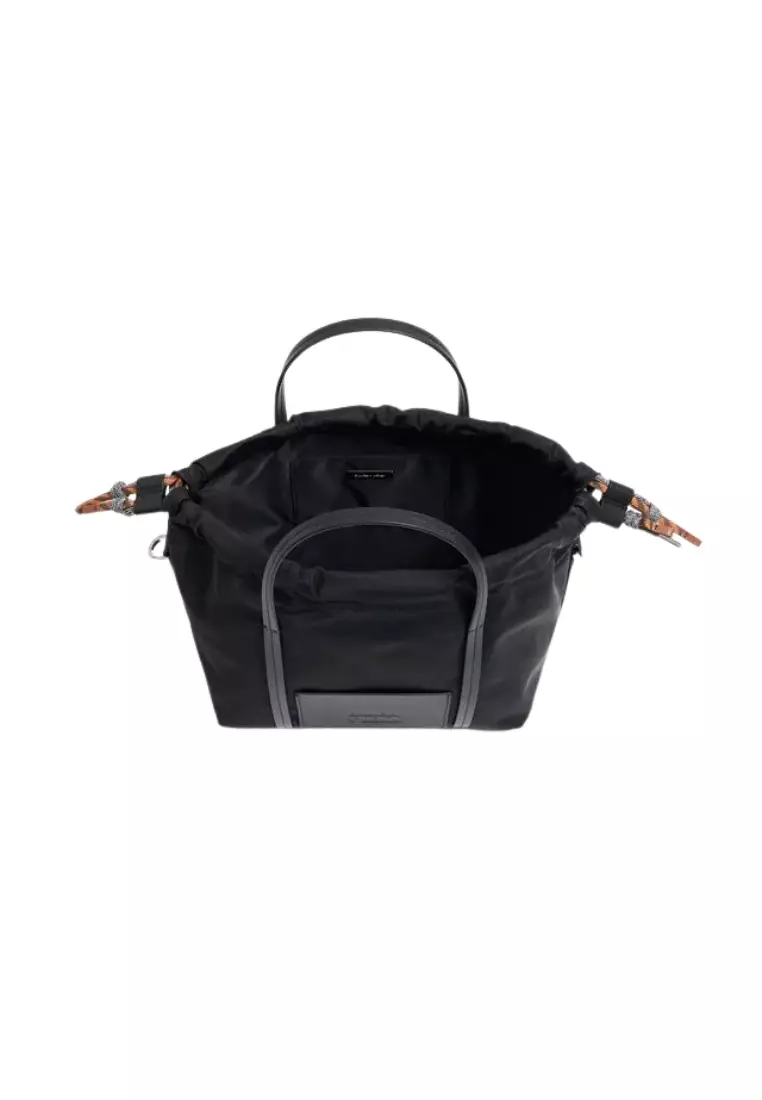 Bimba Y Lola Small Black Nylon Crossbody Bag