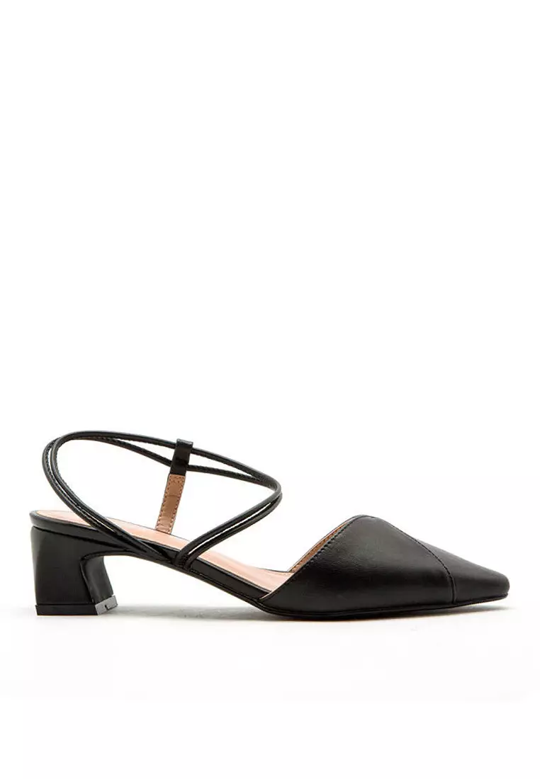 Discount on Twenty Eight Shoes  shoes - SKU: VANSA Ankle Strappy Pointed Toe Heels VSW-H910710