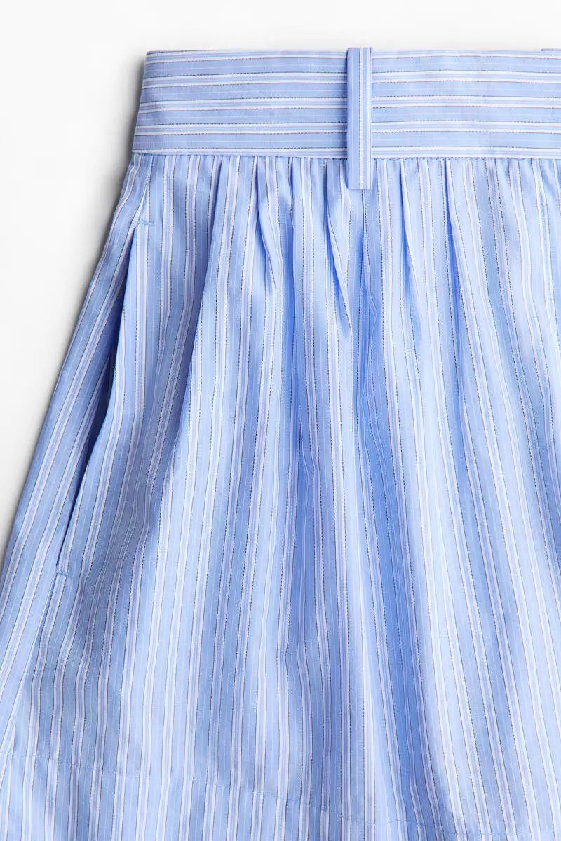 Tailored cotton shorts