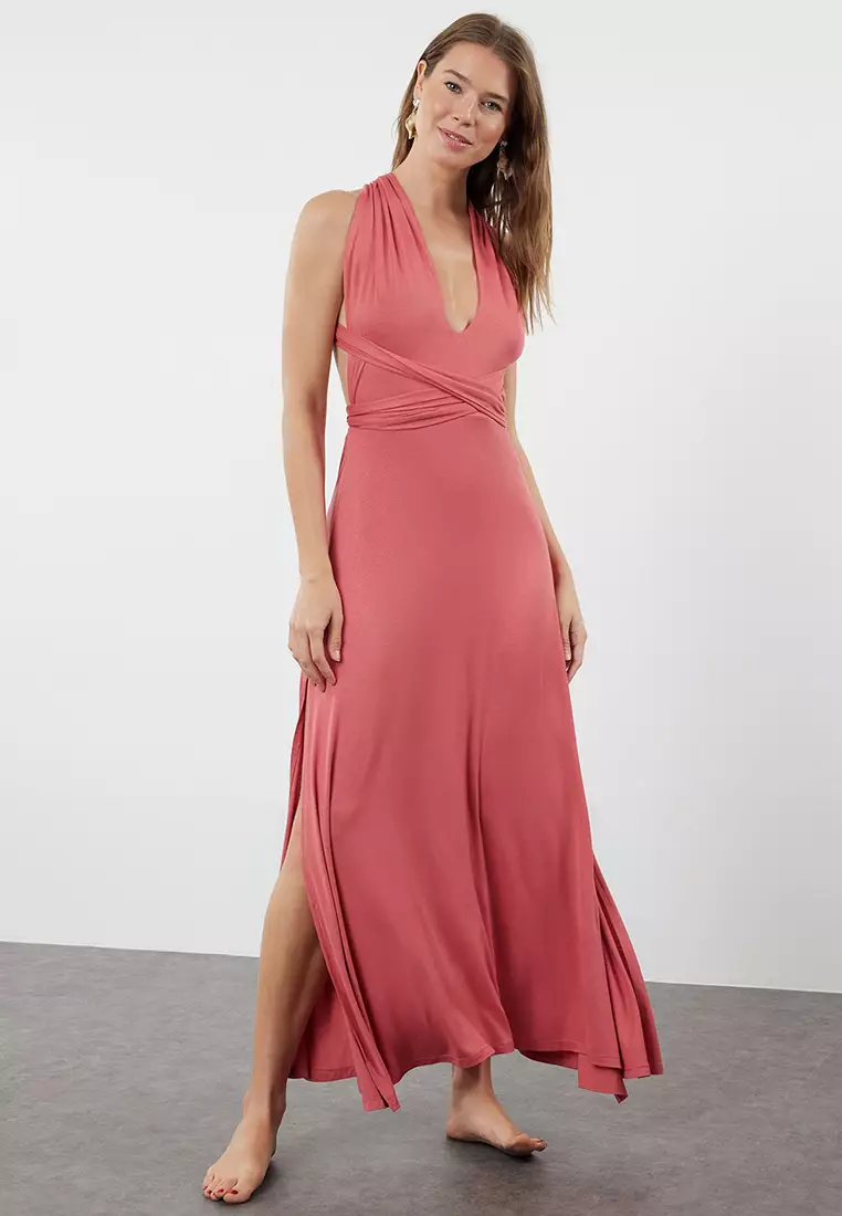 Strappy Waist Maxi Dress