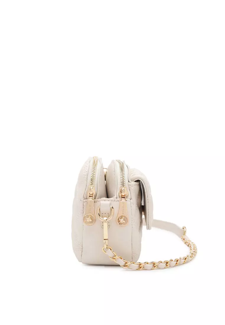Women's Shoulder Bag / Sling Bag / Crossbody Bag - White