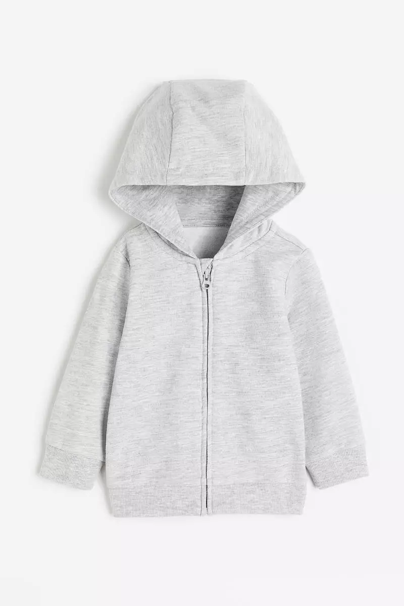 H&M Women Black Zip-through hoodie