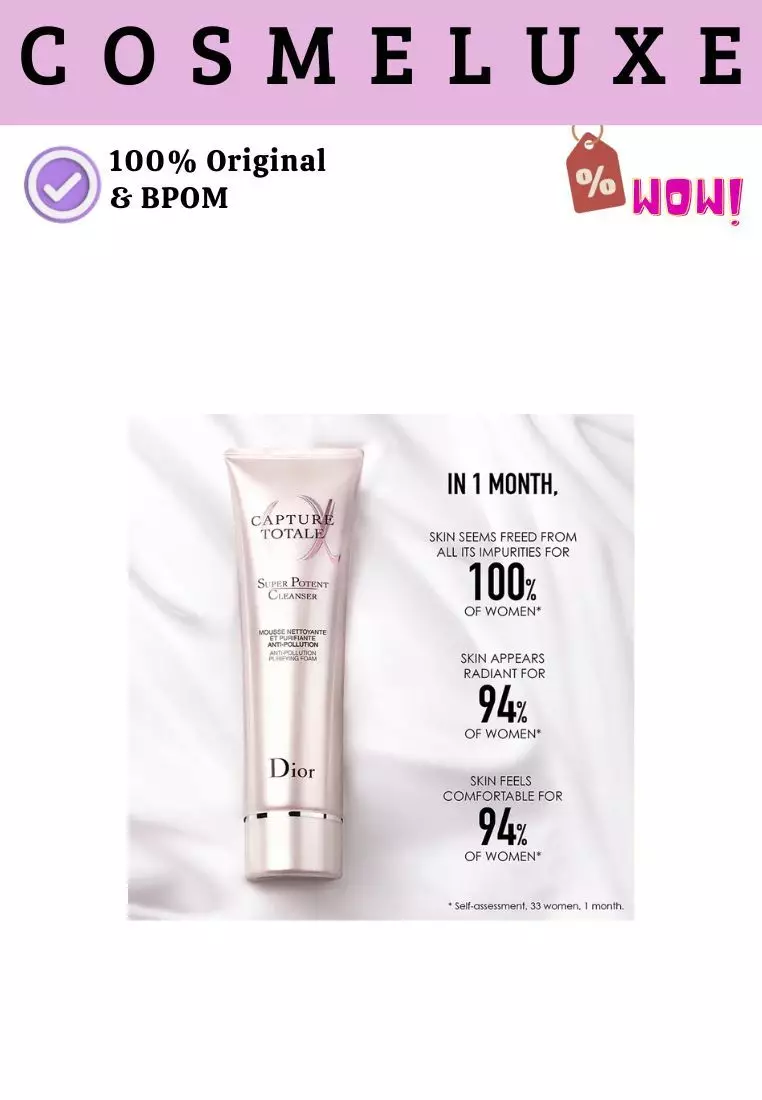 Dior Capture Totale Super Potent Cleanser Anti-Pollution Purifying Foam • 150ml