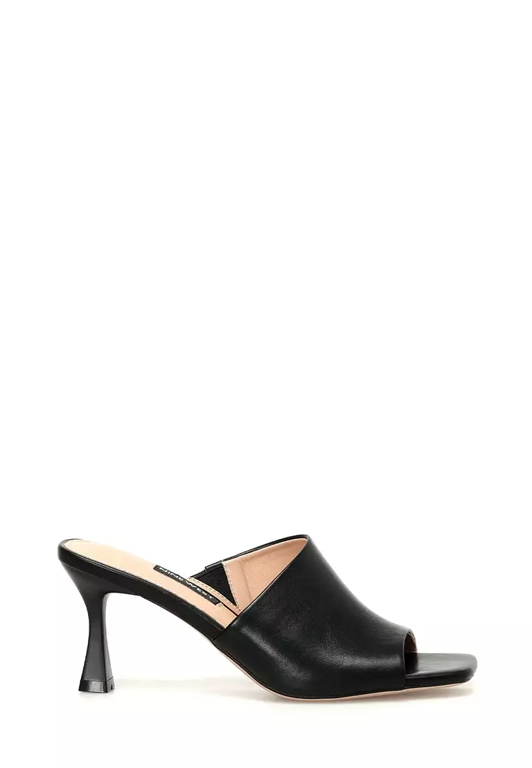 Discount on Nine West  shoes - SKU: Mimalie Heeled Slide Sandals Black