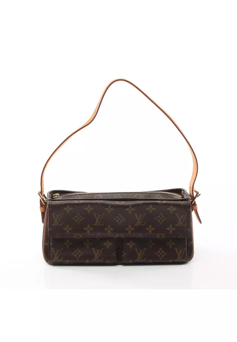 Louis Vuitton Pre-loved LOUIS VUITTON Vivacite PM monogram Shoulder bag PVC  leather Brown 2023, Buy Louis Vuitton Online