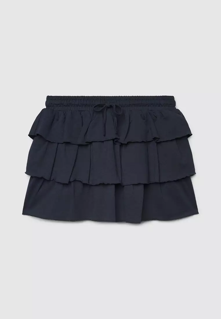 Women's Three-Tier Mini Skirt