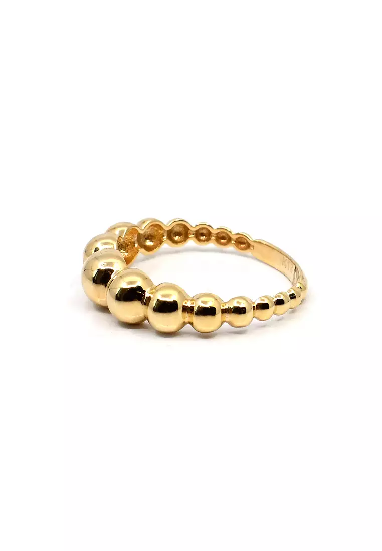 18K Japan Made Yellow Gold Lady Ring