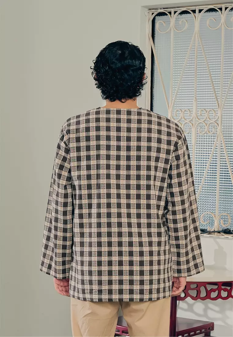 UMMA KURTA CENGAL in Gambut Brown